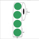 1 1/2” Diameter, Blank Circle Label, Paper, 1000 Labels Per Roll