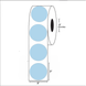 3” Diameter, Blank Circle Label, Paper, 1000 Labels Per Roll