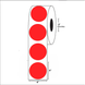 4” Diameter, Blank Circle Label, Paper, 1000 Labels Per Roll