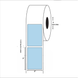 2" x 3" Blank Rectangle Label, Paper, 500 Labels Per Roll