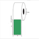 2" x 4" Blank Rectangle Label, Paper, 500 Labels Per Roll