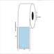 2" x 4" Blank Rectangle Label, Paper, 500 Labels Per Roll