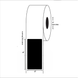2" x 4" Blank Rectangle Label, Paper, 500 Labels Per Roll