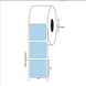 4" x 4" Blank Rectangle Label, Paper, 500 Labels Per Roll