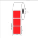 4" x 4" Blank Rectangle Label, Paper, 500 Labels Per Roll