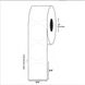 3/4” Diameter, Clear Polypropylene Circle Label, 1000 Labels Per Roll