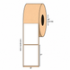 5" x 7" Blockout Label, Kraft Paper, 500 Labels Per Roll