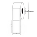 4x6 White Topcoated Direct Thermal No Perf Label Rolls 3" Core, 12" OD
