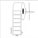 2.25x1 White Permanent Adhesive Direct Thermal Label Rolls 1" Core