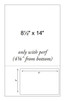 6x4 Permanent Adhesive 8.5��������� x 14��������� White 'Right' Integrated Label Sheets
