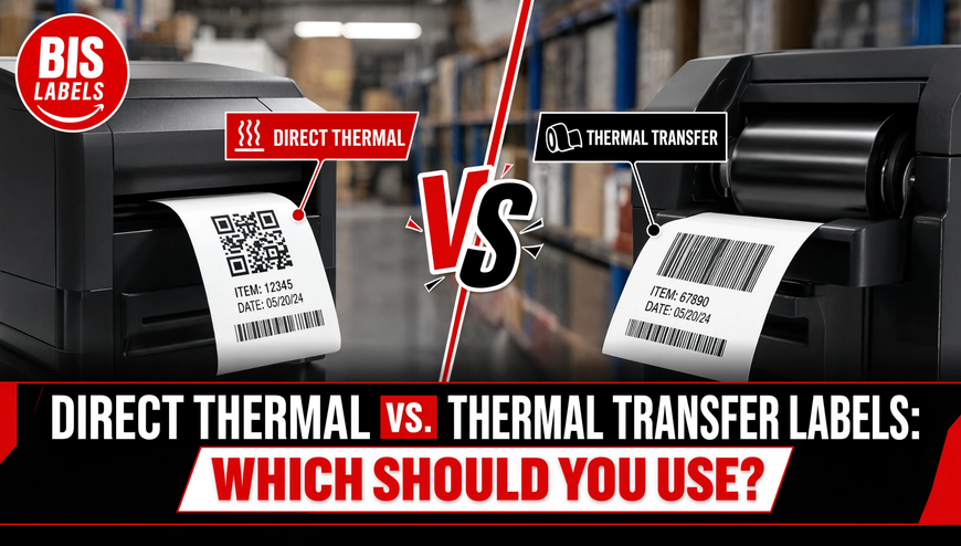 Direct Thermal vs. Thermal Transfer Labels: Which Should You Use?