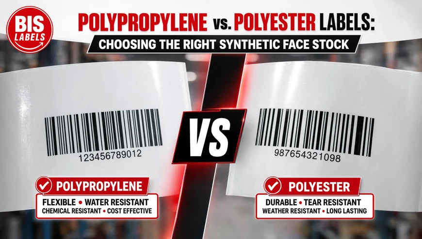 Polypropylene vs. Polyester Labels: Choosing the Right Synthetic Face Stock