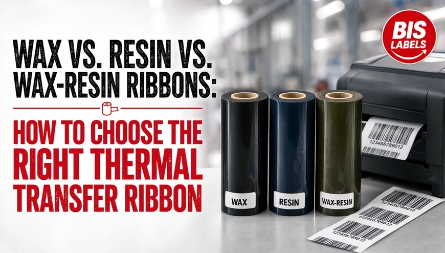 Wax vs. Resin vs. Wax-Resin Ribbons Explained: How to Choose the Right Thermal Transfer Ribbon