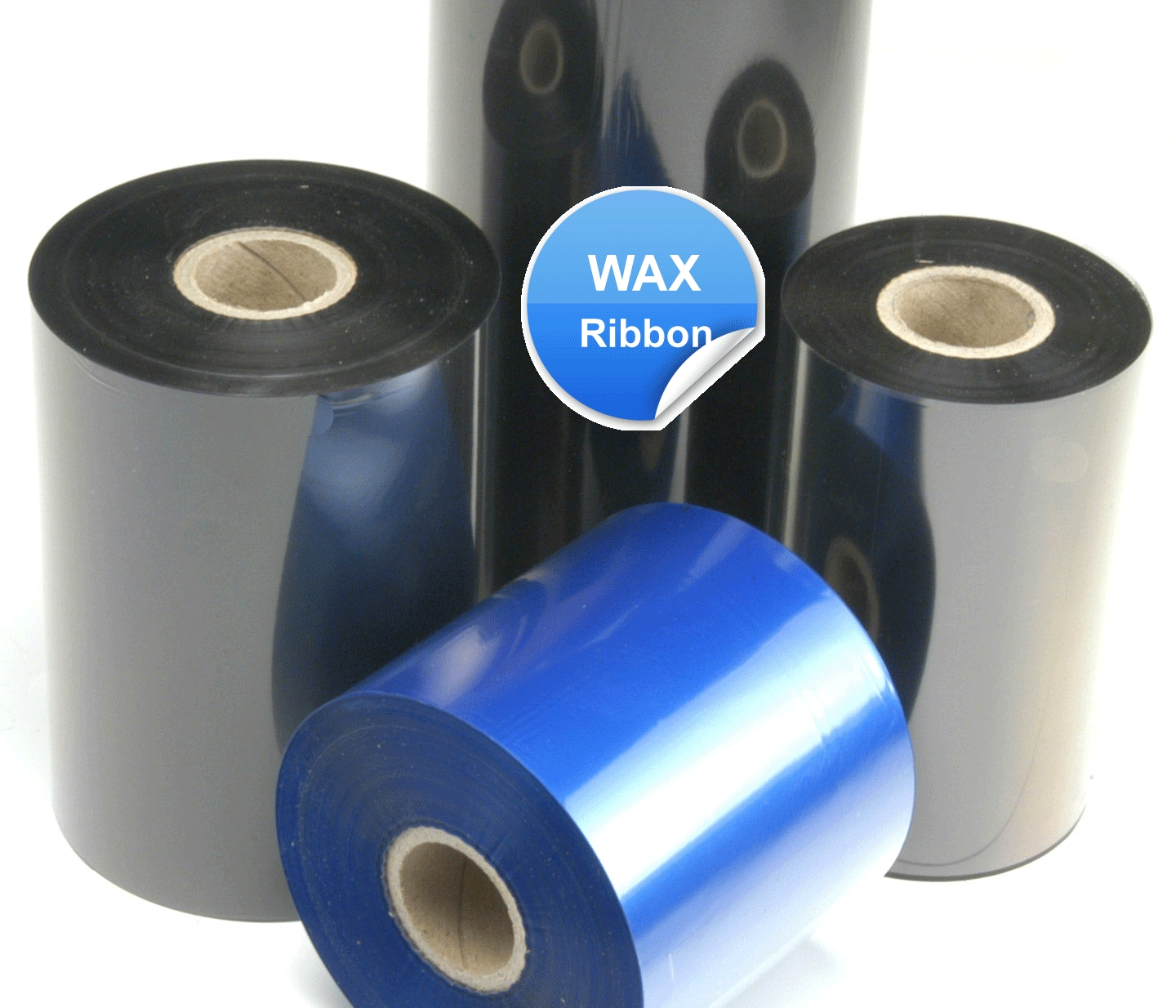 2 x 1,476' Thermal Transfer Resin Enhanced Wax Ribbon