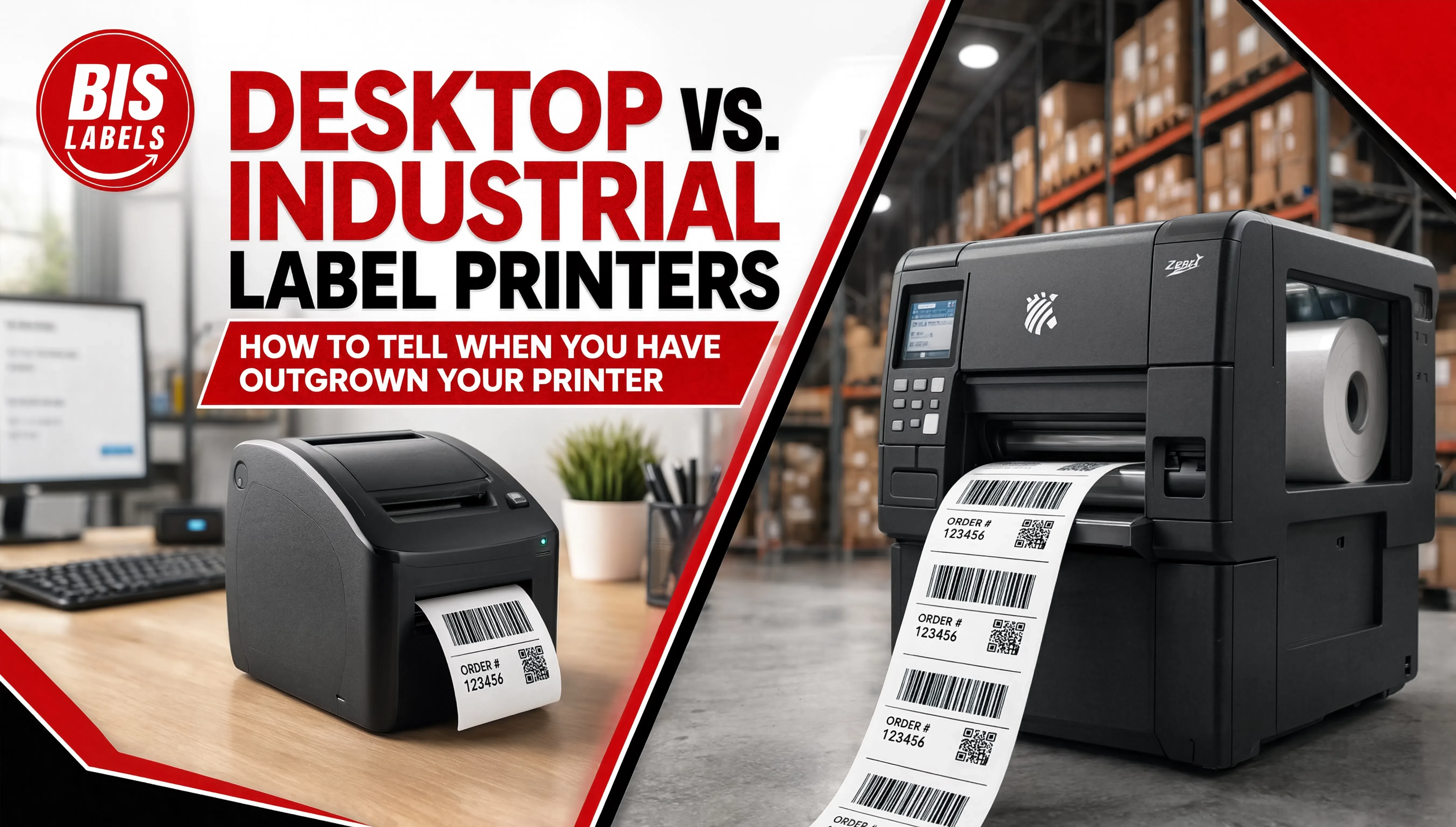 Desktop vs. Industrial Label Printers: How to Tell When You Have Outgrown Your Printer
