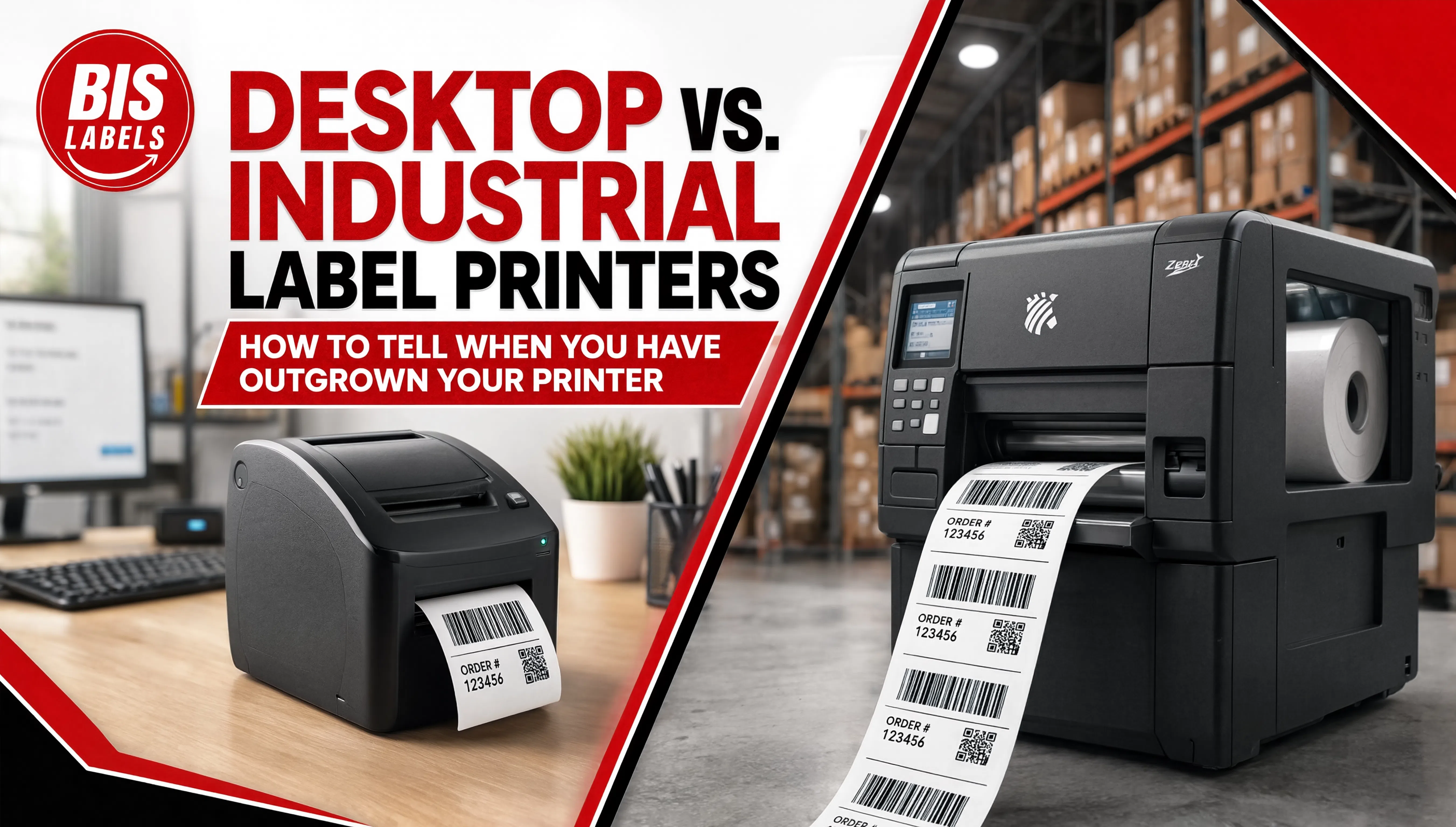 Desktop vs. Industrial Label Printers: How to Tell When You Have Outgrown Your Printer