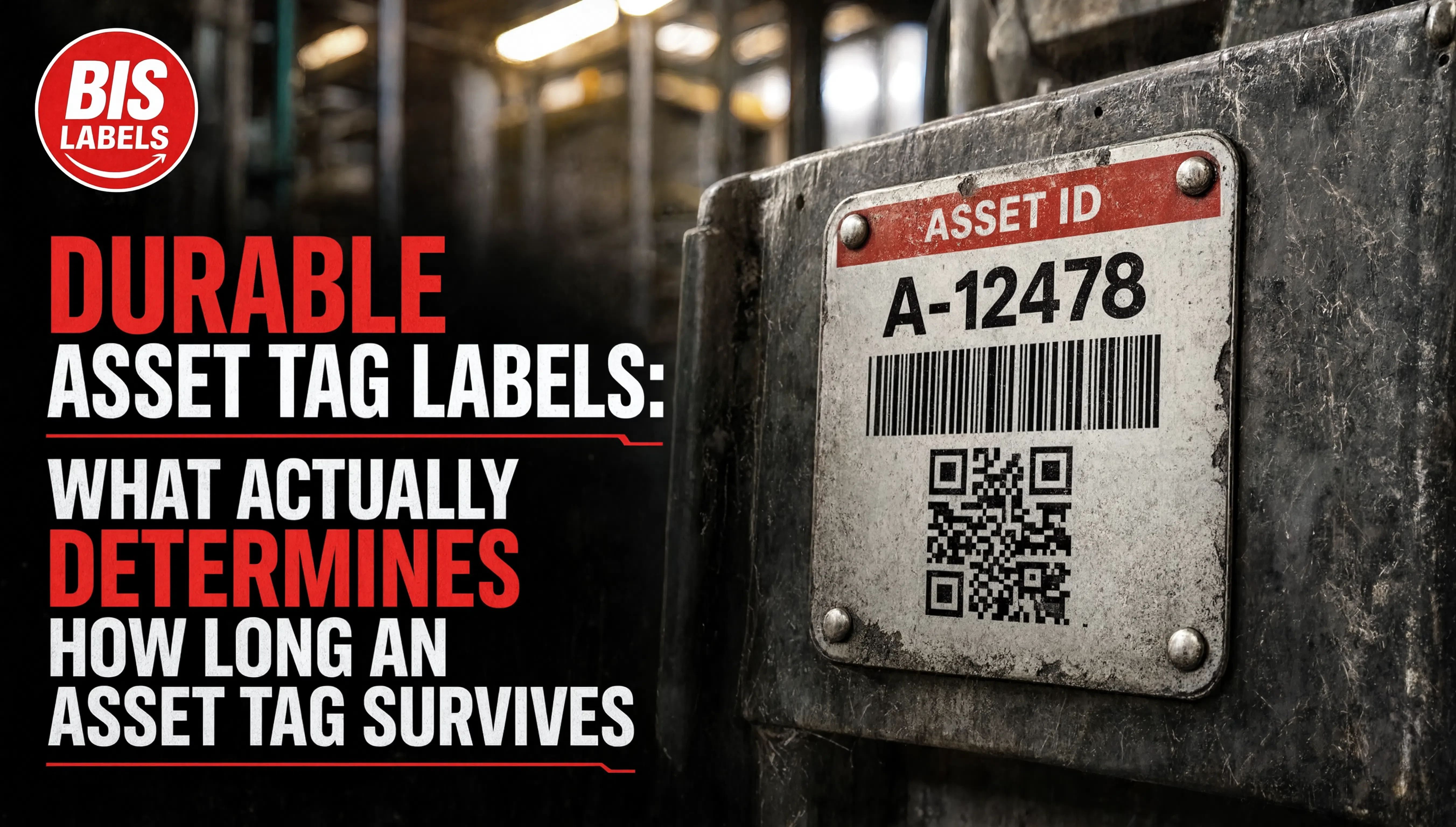 Durable Asset Tag Labels: What Actually Determines How Long an Asset Tag Survives