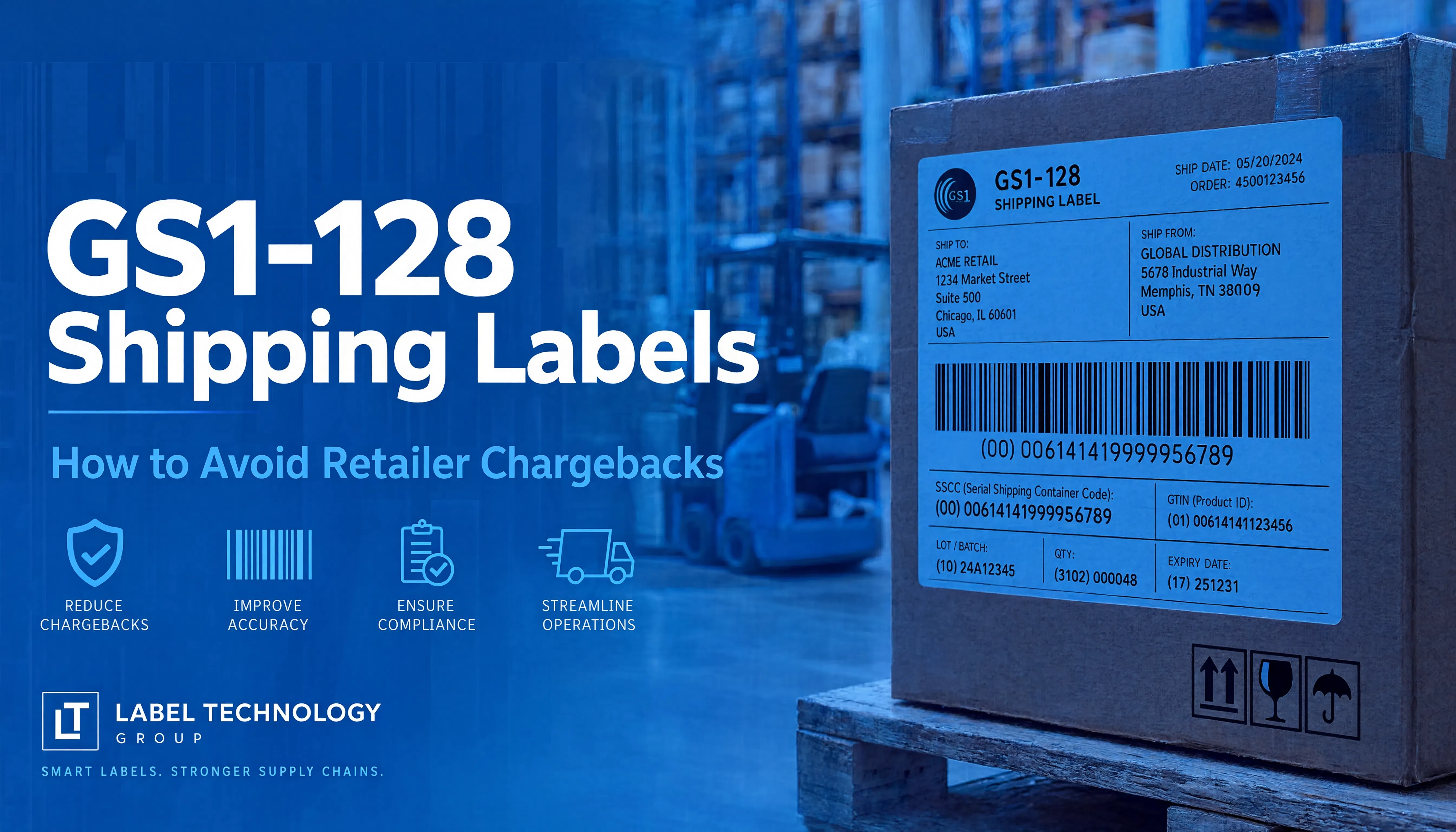 GS1-128 Shipping Labels: How to Avoid Retailer Chargebacks