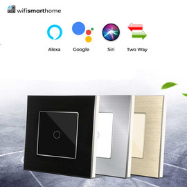 Brushed steel wifi smart switch, no neutral, 25mm back box Brushed steel wifi smart switch, no neutral, 25mm back box