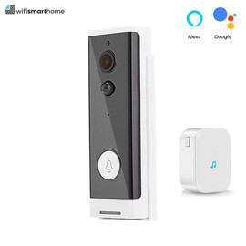 Slimline Wifi Smart Video Doorbell with Ringer