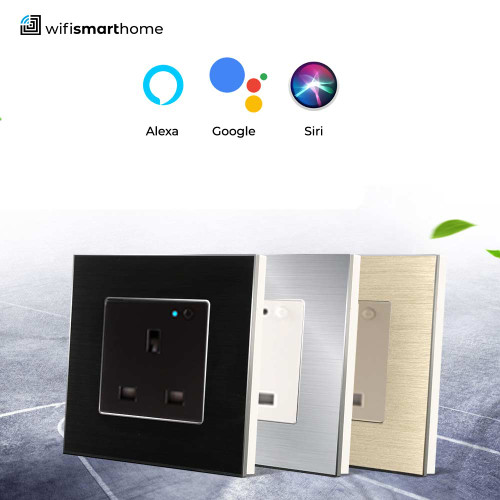 1 gang wifi sockets for Smart Home - BS-1363-2 compliant 1 gang wifi sockets for Smart Home - BS-1363-2 compliant