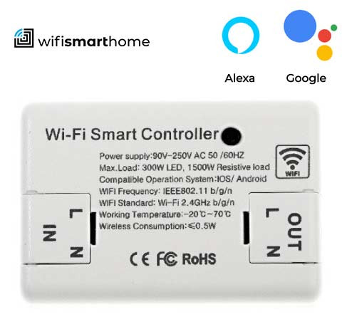 Mini Wifi Inline Smart 10amp Breaker Switch