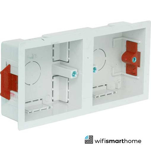 twin single gang back box, twin single gang back box,