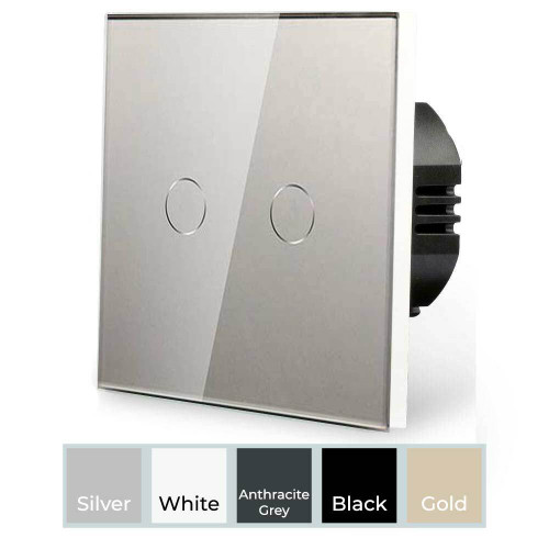 wifi Smart two gang switch no neutral and two way, intermediary or 3 way