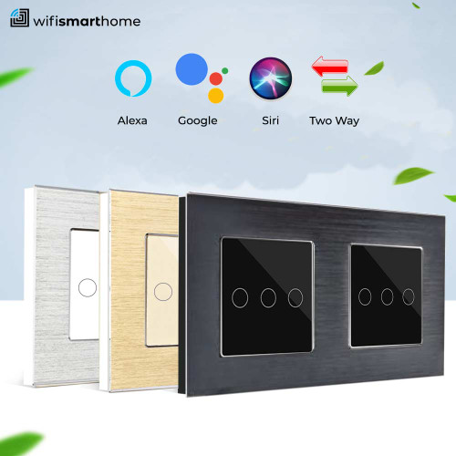 2 gang double wifi smart dimmer switch brushed steel 2 gang double wifi smart dimmer switch brushed steel