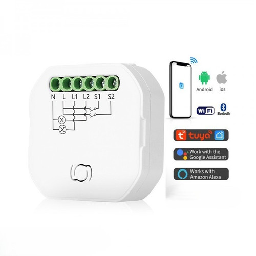 2 Gang Inline WiFi Smart Switch 2 Gang Inline WiFi Smart Switch