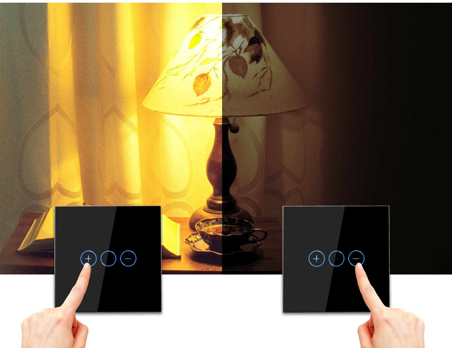 Pure Glass Wifi Smart Dimmer_Trailing Edge Dimming