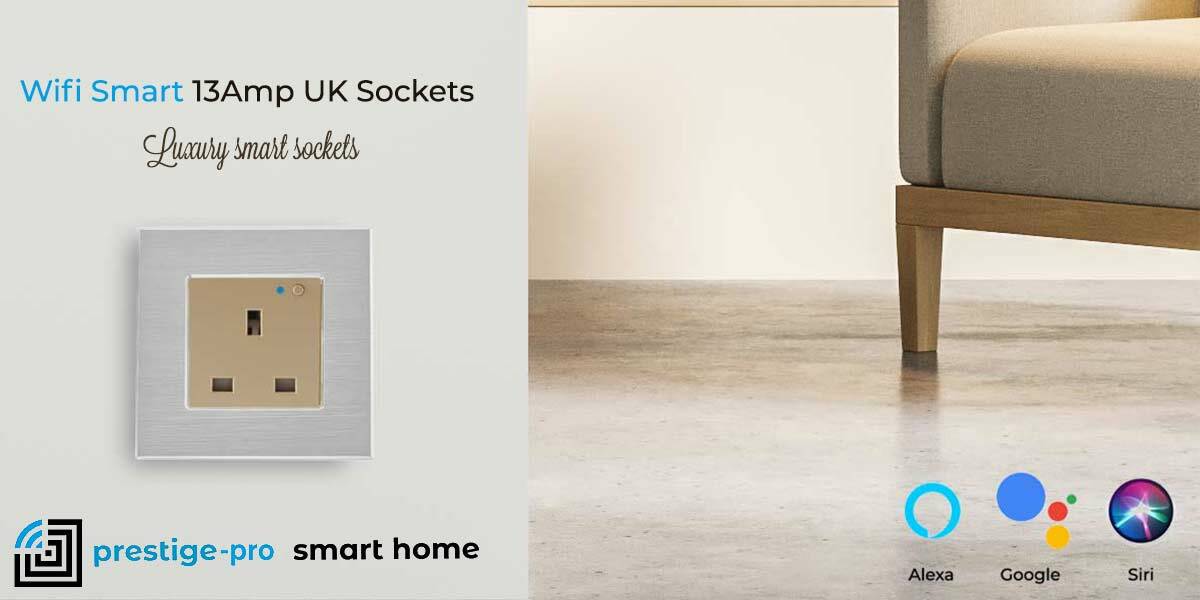 Prestige Pro Wifi Smart 13Amp Sockets