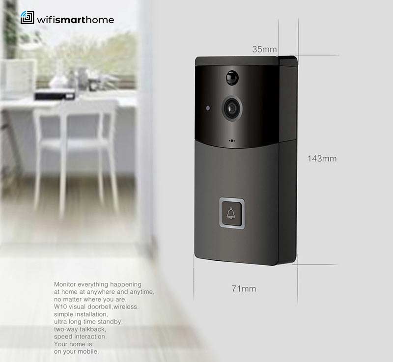 wifi smart doorbell google nest video