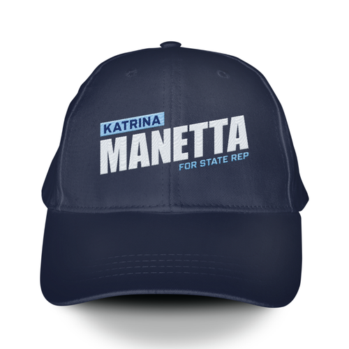 Katrina Manetta (Navy Embroidered Baseball Cap)