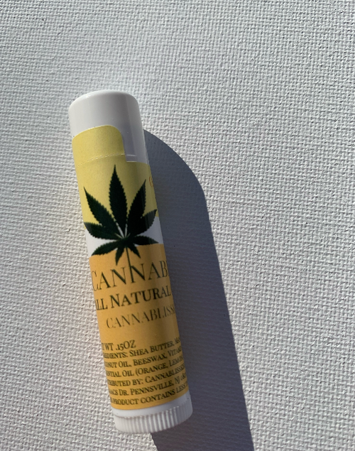 All Natural Lemon & Orange Lip Balm  w/ 50 MG of CBD