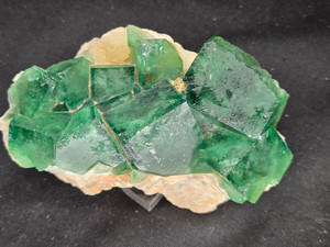 Green Cubic Fluorite Crystal specimen, Natural Mineral Cluster formations Green Cubic Fluorite Crystal specimen, Natural Mineral Cluster formations