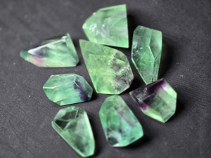 Green Fluorite Crystals Polished Freeform Specimen