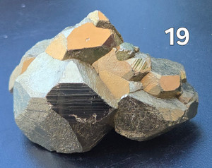 PYRITE Specimens with Large Octahedral Soft Edge Crystals Formation (Collectibles)