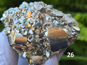 PYRITE Clusters with High-Luster Well-Formed Crystal Rare Collection