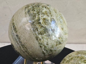 Vesuvianite Sphere (60+mm 340+gm) Rare Polished Luxury Home Accent Healing Crystal