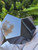 Black Obsidian Carved Geometric Dodecahedron (164+ gm, 55+ mm), 12 Faces, Large Decorative Collectible