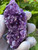 Mix of Three Specimens Amethyst Quartz Crystal Cluster Deep Purple (collectively over 9.0 oz)