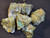 Chalcopyrite Mineral Chunks With Brassy Yellow Metallic Luster