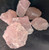 Rose Quartz Raw Natural Crystals with Beautiful Pink Rose Color
