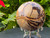 SEPTARIAN UV Reactive Polished Round Natural Crystal Sphere Ball, Septarian Yellow Dragon Stone Specimen