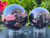 RHODONITE, Stone of Love Crystal Sphere Ball Natural Polished Round Stone Specimen