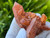 Tangerine Quartz Specimen Natural Crystals Cluster (TN32)