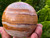 Banded Onyx Sphere "Stone of strength, balance, and protection" ( 72 mm 525 gm) From Pakistan Decorative Valentines Day Gift