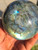 Labradorite Large Sphere “Stone for inner light” (82mm 770gm) Natural Polished Crystal Ball From Madagascar Decorative Valentines Day Gift