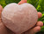 Rose Quartz Heart Carving Polished Crystal Wide & Thick (100 mm 610 gm) “Stone of Universal Love” Specimen From Madagascar